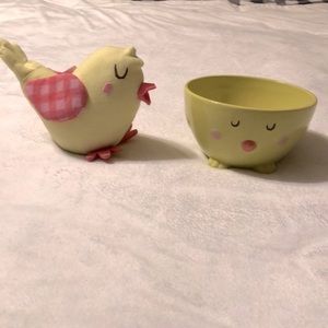 🌻 LAST CHANCE🌻Chick Bowl & Sit About Set